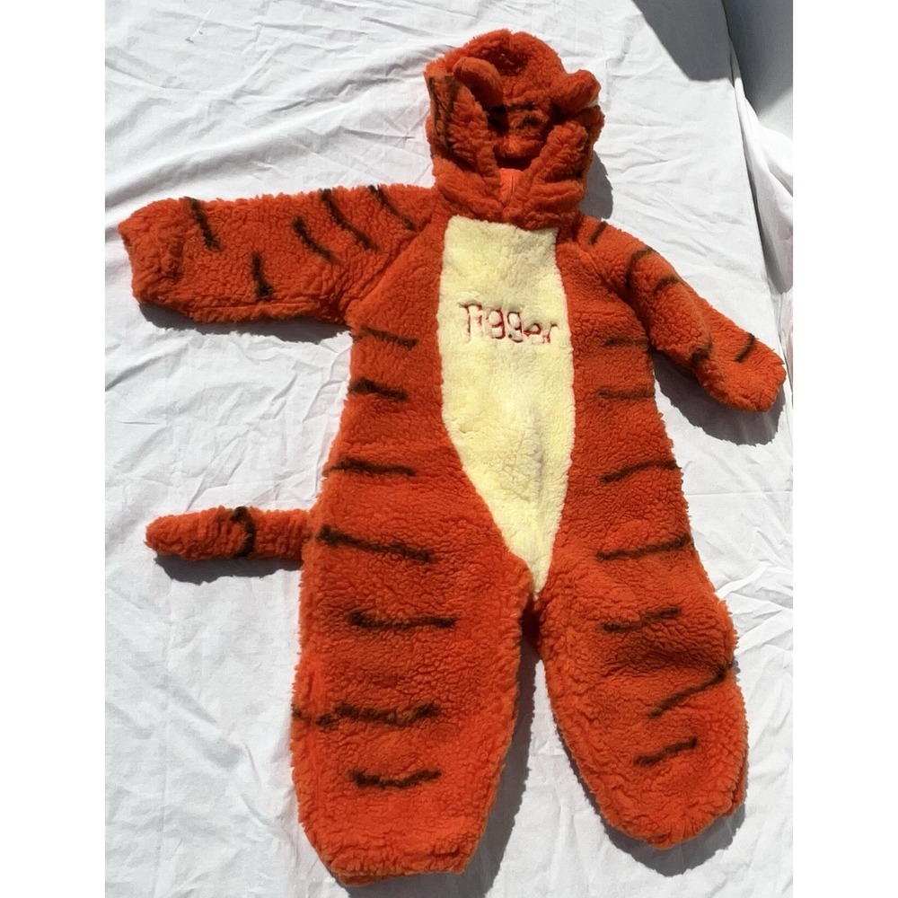 Disney Store Tigger Halloween Costume Toddler 12-24 Months Warm Winnie The Pooh